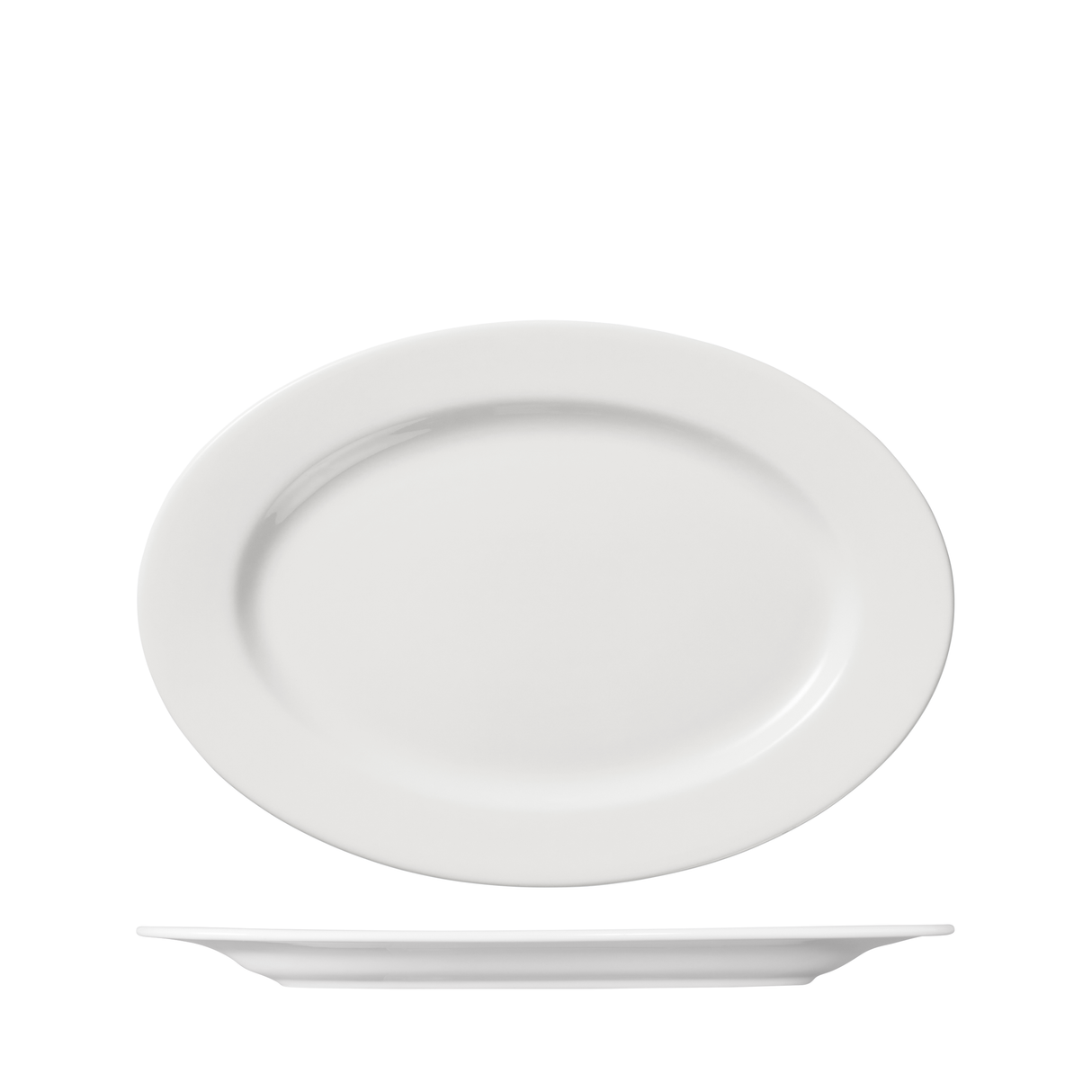 Oval Plate Wide Rim 320Mm