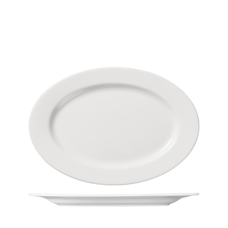 Oval Plate Wide Rim 320Mm