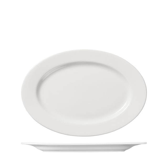 Oval Plate Wide Rim 320Mm