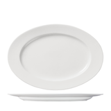 Oval Plate Wide Rim 360Mm