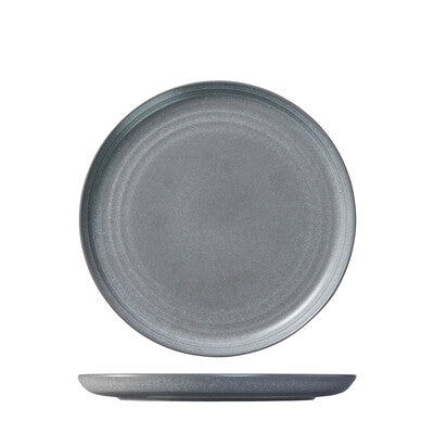 969081627 - Round Plate Coupe - Granite Grey Ariane (Set of 12)