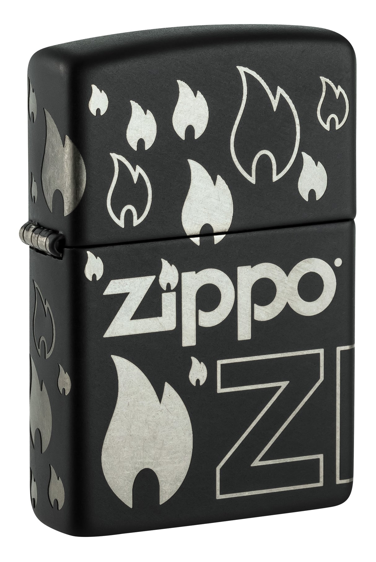Zippo with Flames - 96908