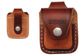 Zippo Brown Leather Pouch with Loop - 98002