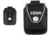 Zippo Black Leather Pouch with Loop - 98003