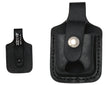 Zippo Black Leather Pouch with Wide Loop and Thumb Notch - 98005