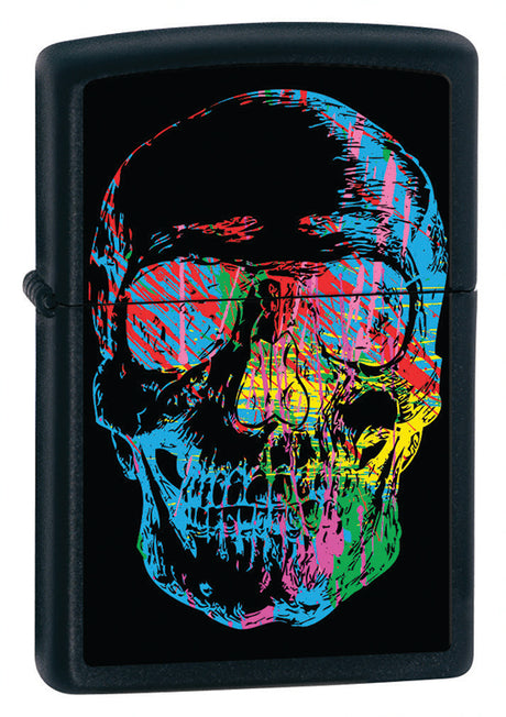 Zippo Skull Black Matte - 98042