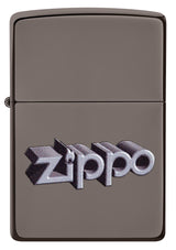Zippo 3D Logo Black Ice - 98417