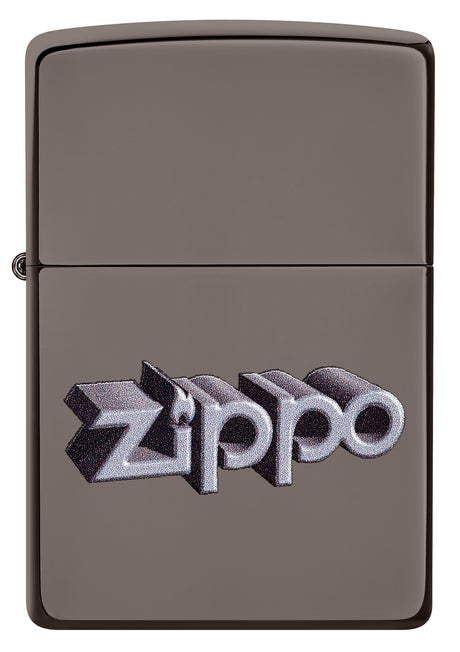 Zippo 3D Logo Black Ice - 98417