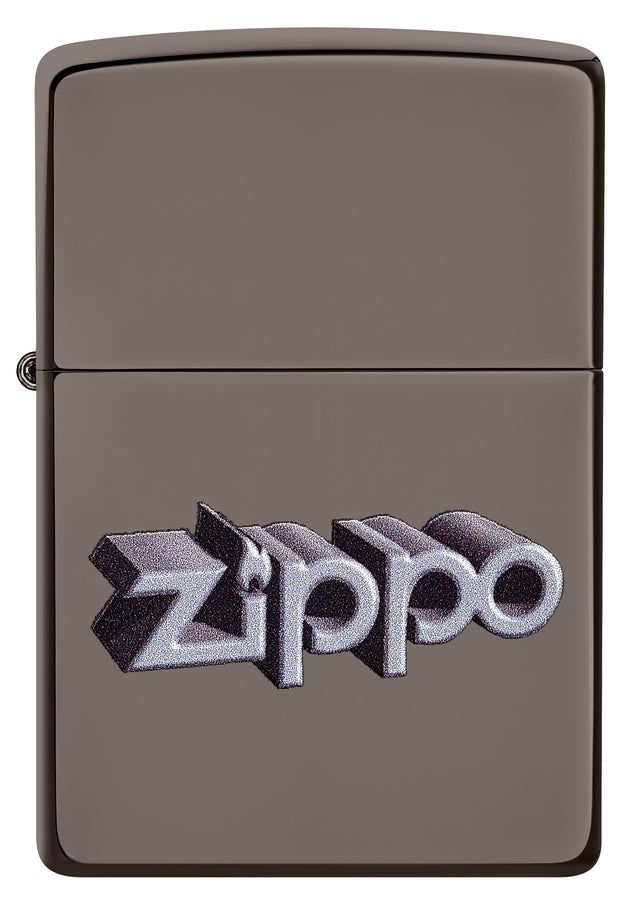 Zippo 3D Logo Black Ice - 98417
