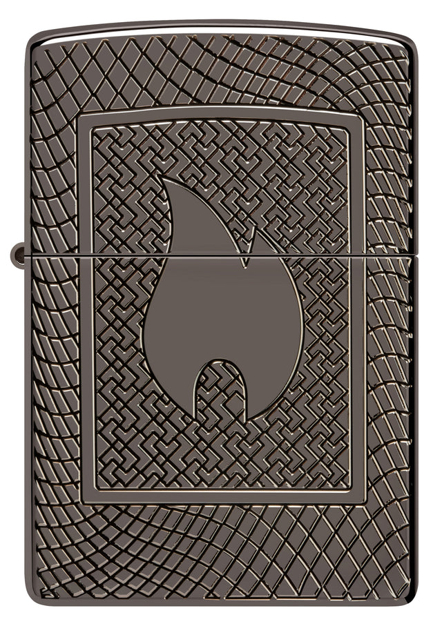 Zippo Pattern Design Black Ice - 98569