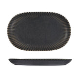 Oval Platter Coupe - Black (Sold in sets of 6)