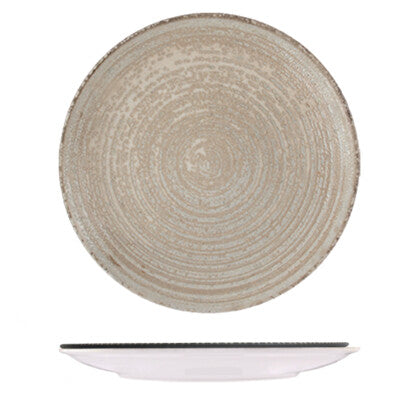 Mocha Round Coupe Plate 170mm (Sets of 12)