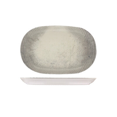 98820265 - Oval Coupe Platter - Fume (Sold in sets of 6)