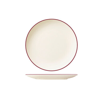 98850019 - ID Fine Plate 190mm - Maroon Band