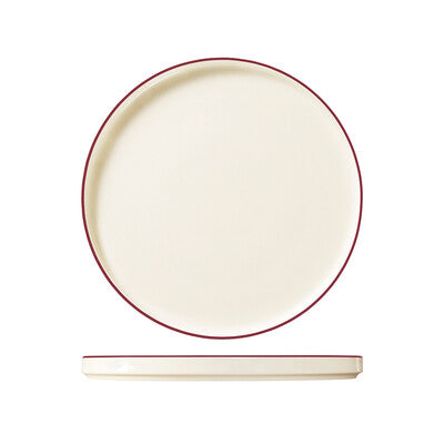 98850125 - ID Fine Plate 255mm - Maroon Band