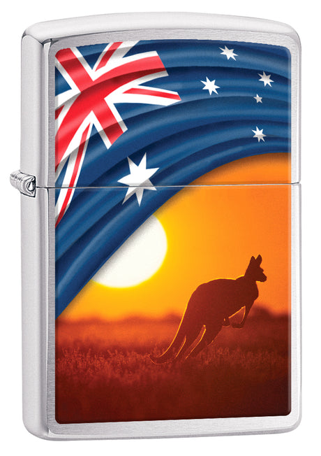 Zippo Flag & Landscape Kangaroo - 98914