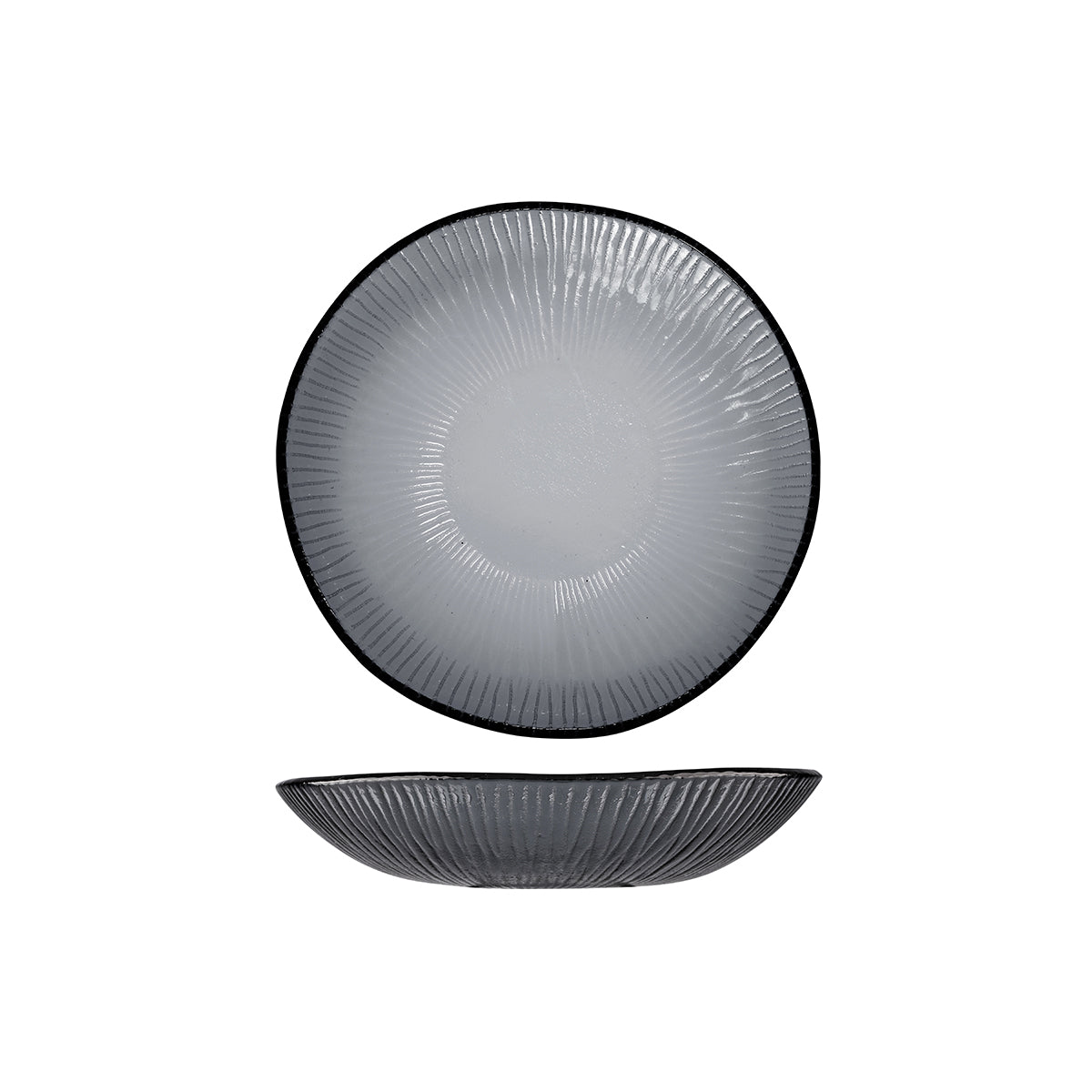 Glass Bamboo Bowl-215Mm