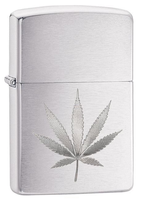Zippo Brushed Chrome Leaf - 99185