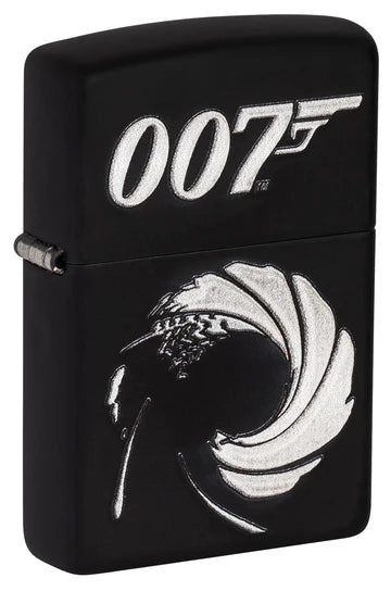 Zippo James Bond® Black Matte Texture Print