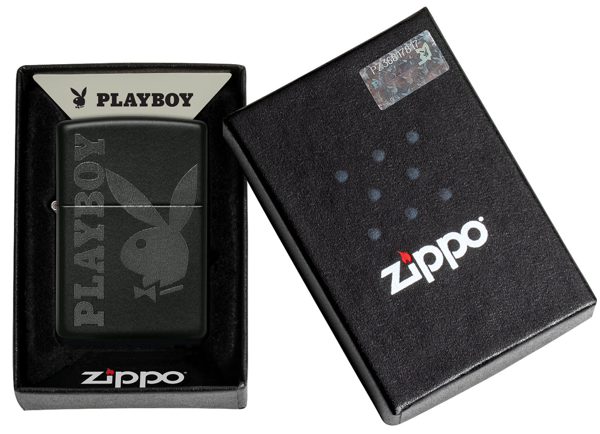 Zippo Playboy Logo Black Matte - 99342
