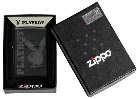 Zippo Playboy Logo Black Matte - 99342