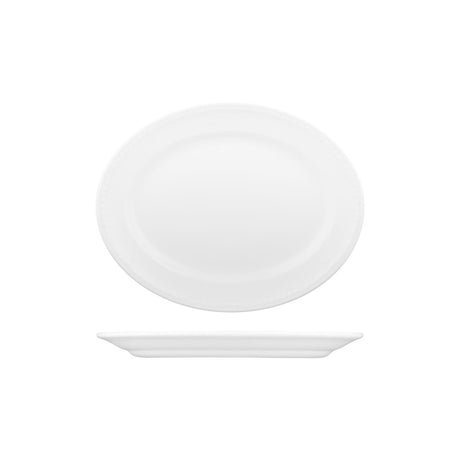 Oval Wide Rim Plate-254Mm