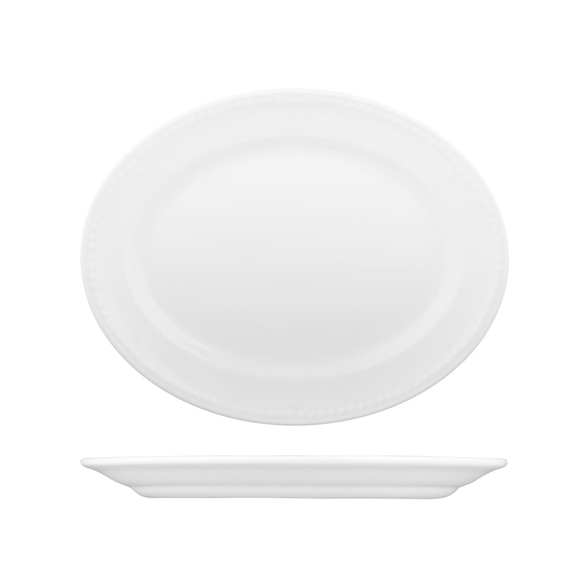 Oval Wide Rim Plate-305Mm