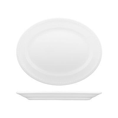 Churchill Buckingham Oval Wide Rim Plate-254Mm (Set of 12)