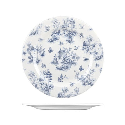 Vintage Prints Round Plate -305mm (Set of 6)