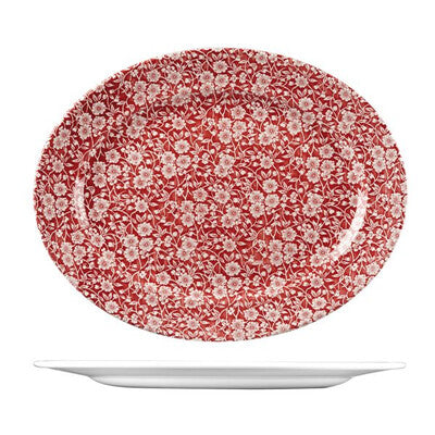 Churchill Vintage Prints Oval Plate -365x293mm (Set of 6)