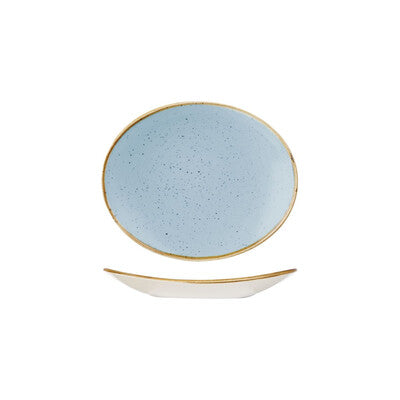 Churchill Stonecast Oval Coupe Plate -182mm (Set of 12)