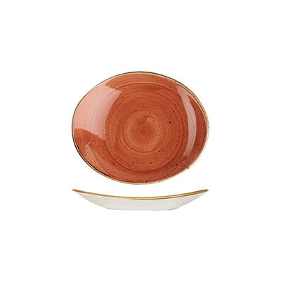 Churchill Stonecast Oval Coupe Plate -182mm (Set of 12)