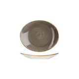 Churchill Stonecast Oval Coupe Plate -182mm (Set of 12)