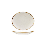 Churchill Stonecast Oval Coupe Plate -182mm (Set of 12)
