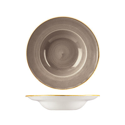 Churchill Stonecast Wide Rim Bowl-240mm (Set of 12)