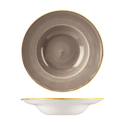 Churchill Stonecast Wide Rim Bowl-240mm (Set of 12)
