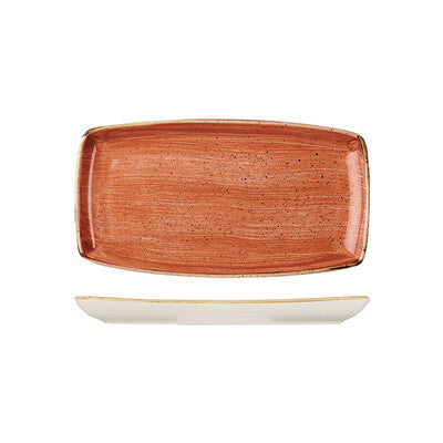 Churchill Stonecast Oblong Plate -295x150mm (Set of 12)