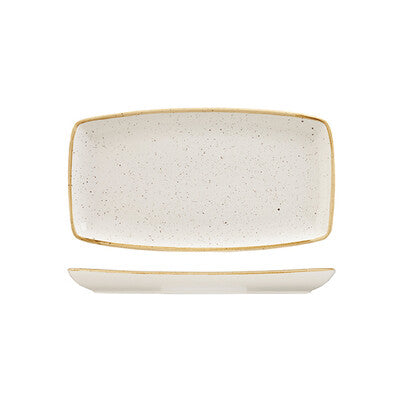 Churchill Stonecast Oblong Plate -295x150mm (Set of 12)