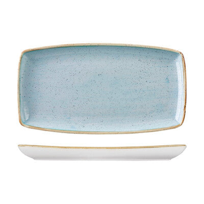 Churchill Stonecast Oblong Plate -295x150mm (Set of 12)