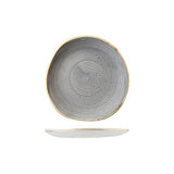 Stonecast Trace Organic Round Plate -186mm (Set of 12) (Set of 12)