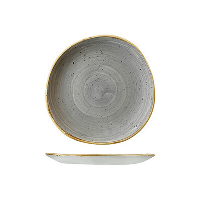 Stonecast Trace Organic Round Plate -186mm (Set of 12) (Set of 12)