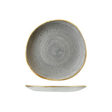 Stonecast Trace Organic Round Plate -186mm (Set of 12) (Set of 12)