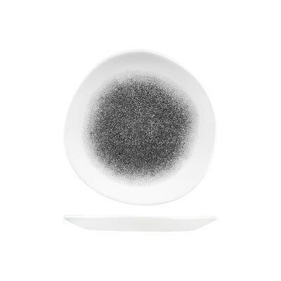 Stonecast Trace Organic Round Plate -186mm (Set of 12) (Set of 12)
