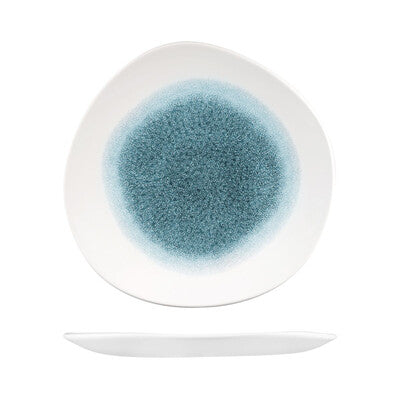 Stonecast Trace Organic Round Plate -186mm (Set of 12) (Set of 12)
