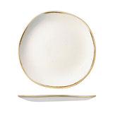 Stonecast Trace Organic Round Plate -186mm (Set of 12) (Set of 12)