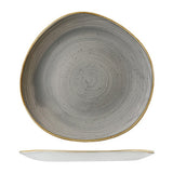 Stonecast Trace Organic Round Plate -186mm (Set of 12) (Set of 12)