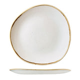 Stonecast Trace Organic Round Plate -186mm (Set of 12) (Set of 12)