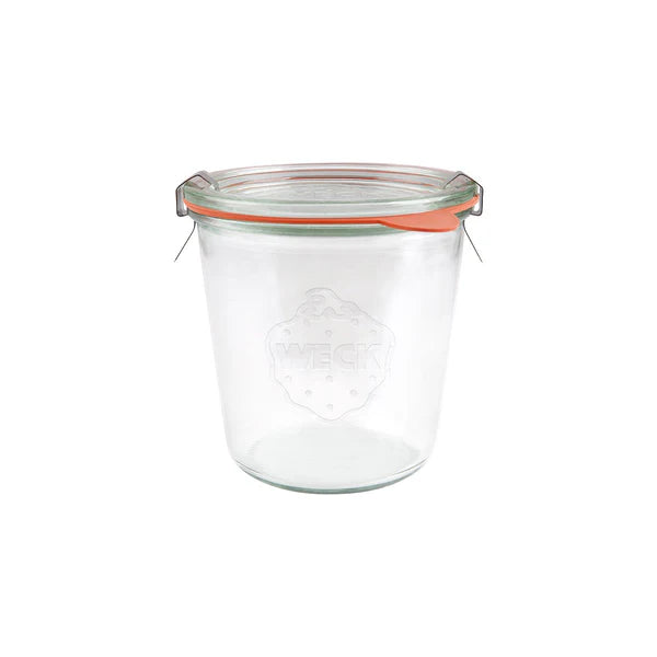 Complete Weck Glass Jar W/Lid & Seal 580Ml 100x107mm (742)