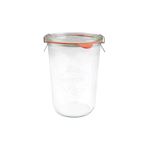 Complete Weck Glass Jars (Sold in sets of 6)