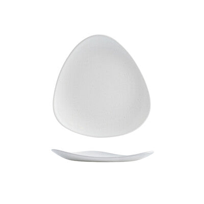 Churchill Vellum Triangular Plate -192mm (Set of 12)